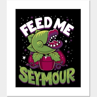 Feed Me Seymour! - Creepy Cute Audrey Plant - Spooky Musical Horror Posters and Art